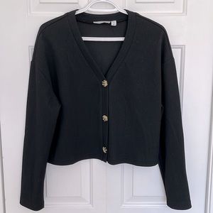 Black Ribbed Matching Lounge set